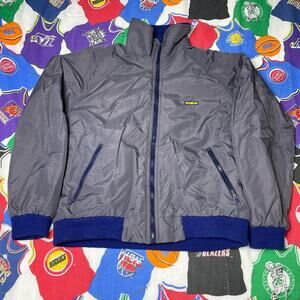 Vintage 90s OshKosh BGosh Full Zip Bomber Blue Jacket Rare